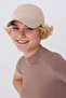 Beige Sports Hat with Adjustable Back Strap, Düzrenk Beige Women's Hat Cap