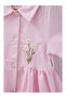 Floral Embroidered Shirt Dress (1 Year Old 2 Year Old 3 Year Old 4 Year Old) - 3