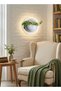 Modern Lighting, Wall lamp, Light, Green plant fancy wall lamp, White Color, 30x20 cm, Suitable for bedroom and kitchen, bathroom, living room, tv room - 2