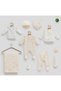 İncibaby 100% Cotton Muslin Spring Summer New Season Baby Boy Hospital Discharge Set 10 Pieces