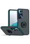 Realme C65 4g Case with Camera Protection, Ring Holder, Magnetic Stand, Frosted Back Cover