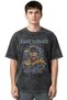 Iron Maiden Rock Metal Music Band Pre-Printed Unisex Oversize Vintage Washed T-Shirt