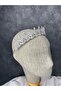 Sparkling Zircon Stone Bridal Crown Wedding Hair Accessory Elegant and Modern Model - 5