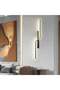 Modern Lighting, Wall Light, Black Color, Length:80 cm, Suitable for living room, dining room, bedroom, bathroom, Fixed height - 2