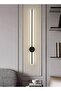 Modern Lighting, Wall Light, Black Color, Length:100 cm, Suitable for living room, dining room, bedroom, bathroom
