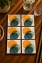 Abstract Design Set of 6 Coasters - Uv Printing Mdf - 10X10 cm