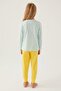 3401 Premium Waitress Girl's Endless Cotton Comfortable Fit Long Sleeve Pajama Set - 5