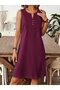 Women's V-Neck Strappy Mini Dress - 4