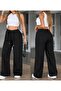 Women's High Waist Elastic Lace-Up Jeans