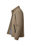 Dark Cream Men's Cotton Polyester Blended Bonded Fabric Water and Wind Resistant Seasonal & Summer Coat - 4