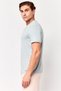 Men Sportswear Fit Short Sleeve Outdoor T-Shirt, Grey - 3