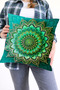 Zümrüt Lotus Film & Anime Throw Pillow Cover 43X43 – Modern Gamer Room Decor Pillowcase - 2