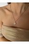Steel Necklace, Tarnish Resistant, Antiallergic, Figured with Zirconium (2 Years Importer Warranty) - 3