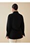 Plus Size Basic Shirt - Black - - 5