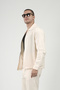 Trend Biz Regular Fit Zippered Linen Bottom Top Men's Set - 4