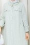 Women's Collar Detail Ruffled Yoke Shirt - 6