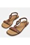 Large size women's sandals 41-42-43-44-mink - 3