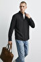 Men's Regular Fit Straight Cut Classic Collar Buttoned Long Sleeve Modal Fabric Shirt Sun367