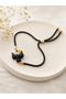 Eagle Murano Glass Bead Figured Adjustable Drawstring Bracelet - 2