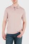 Modal and Silk Blended Short Sleeve Buttoned Polo Men's Polo Em004526 Af13721 U4079 - 3