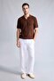Standard Fit Openwork Short Sleeve Knitwear Polo T-Shirt G8306Ax26Sm - 2