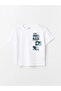 Lcw Kids White Oversize Crew Neck Boys T-Shirt - 3