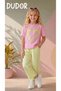 Girls' Stone Printed T-Shirt and Loose-Leg Pants Set - Holiday Collection - 3