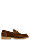 Men's Genuine Leather Brown Loafer Shoes