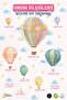 Pastel Balloon Wall Sticker Set L XL Size Children's Baby Room Cloud Star Wall Decoration - 5