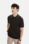 Brown Men's Cycling Regular Fit Knitwear Polo T-Shirt B35S40031