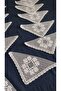 15 Pieces /18 X 10 Kitchen Napkins Knitted from Filo Yarn 15 Pieces - 4
