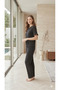 Short Sleeve Ruffle Pajama Set - 2