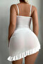 White Underwire Tulle Lace Nightgown Tm1404 - 5