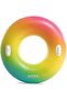 Rainbow Ombre Inflatable Swim Tube – 122 cm