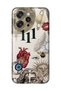 Oppo Reno 15 / 15F Compatible Transparent Phone Case with Astro Symbolic Collage and 111 Energy Pattern