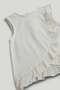 Cream Broderie Frill Blouse - 2