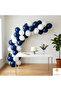 Navy Blue White Balloon Set 20 Pieces Birthday Party Decoration Stylish - 3