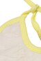 Yellow and White Animal Patterned Waterproof Apron with Towel - 2