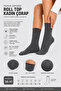 Women's Smoked 6-Piece Cotton Boxed Non-Elastic Socks, Diabetic-Friendly, Seamless, Non-Marking, Long, Non-Tightening Socks - 2