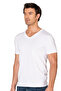 Özkan 10273 Men's 95% Cotton Lycra Flexible Comfortable V-Neck Short Sleeve T-Shirt Undershirt - 3