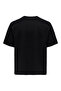 Men's Jacquard Crew Neck Black T-Shirt - 22037430 - 2