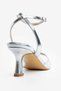 Women's Silver Heeled Shoes - 7