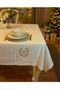 Tablecloth – Dertsiz 12-Person Single Tablecloth Dowry Gift Box Dertsiz Stain-Resistant Garden Linen
