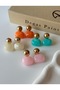 Elegant Earrings with Turquoise Stones and Gold Details - 2
