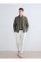 Lcwaikiki Classic Khaki Stand Collar Men's Jacket - 2