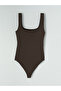 Timeless Clothing & Timeless Choices Square Collar Women's Snap Fastener Bodysuit - 2