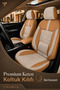 Dacia Jogger 2022+ Compatible Apex Linen Beige Tan Seat Cover with Lumbar Support