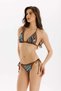 Bruna Desenli Üçgen Bikini - 4