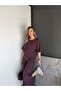 Premium Slit Detailed Gathered Waist Pant Blouse Set - 3