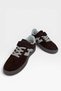 Orthopedic Velcro Suede Children's Sports Shoes Brown - 3